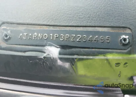 1994 Toyota Pickup 1/2 Ton Short Whlbse Dx from USA, damaged, VIN 4TARN01P3RZ234495